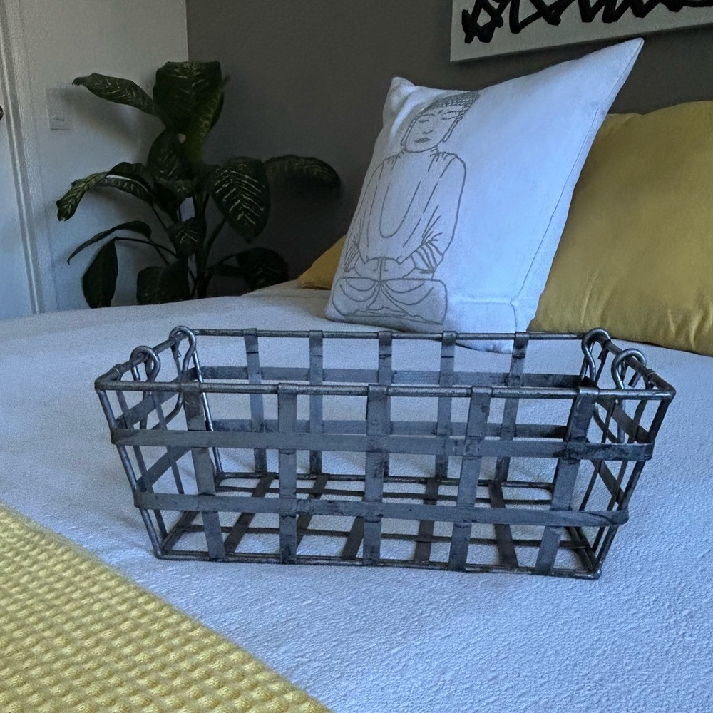 Metal Wire Storage Basket